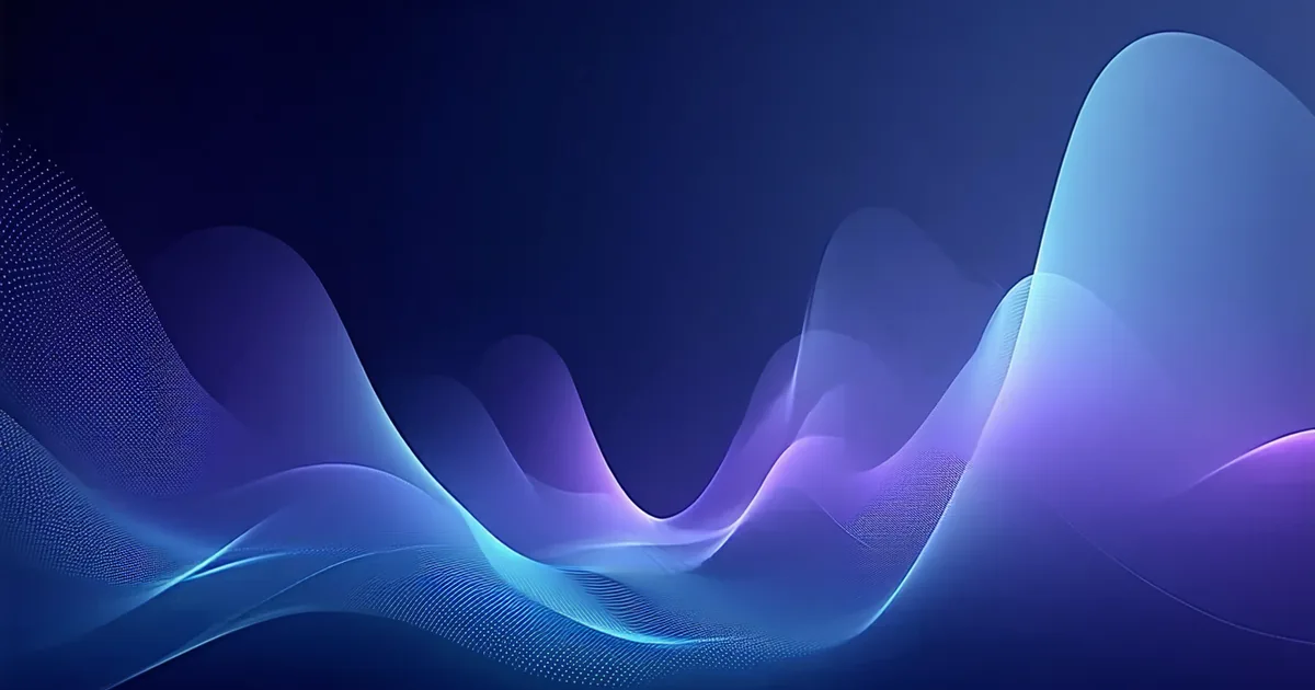 Abstract retention curve visualization with upward trend lines
